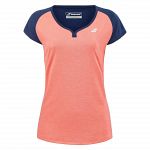 Babolat Play Cap Sleeve Top Fluo Strike / Estate Blue